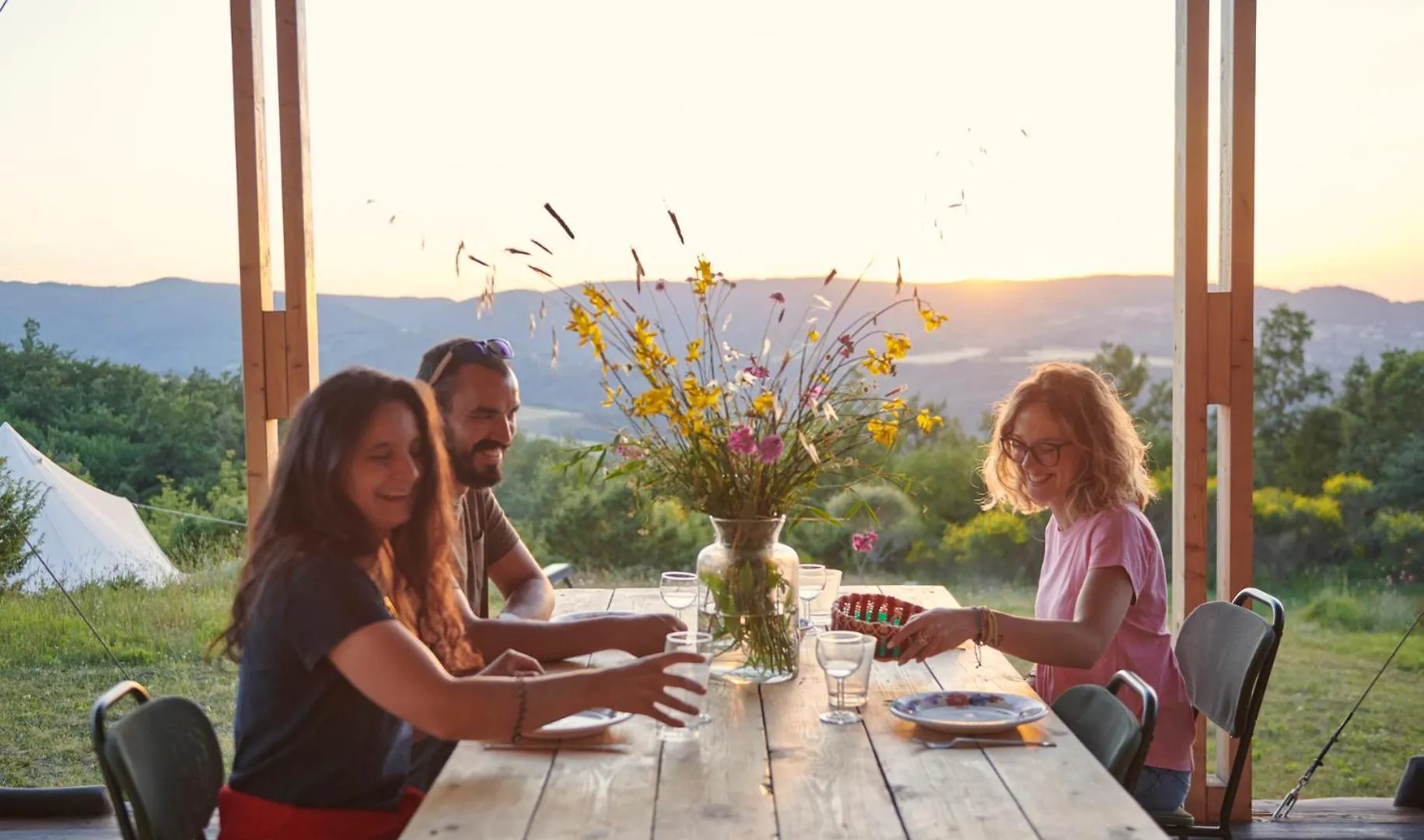 Glamping Agricola Ombra Agricamping - Tents In Nature Lajatico